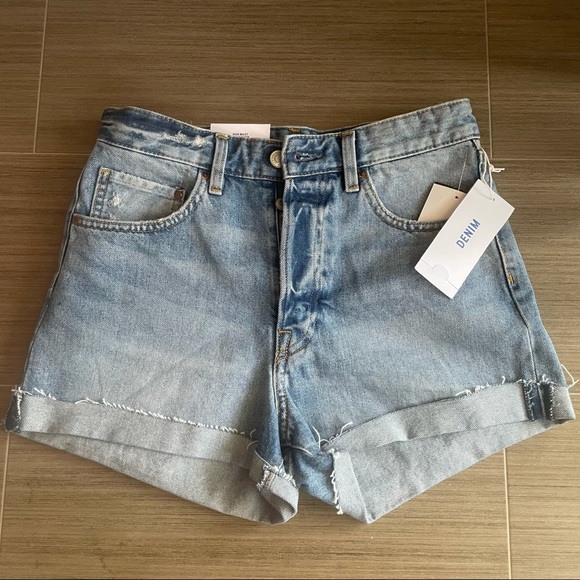 H&M Pants - H&M High Waist Denim Shorts